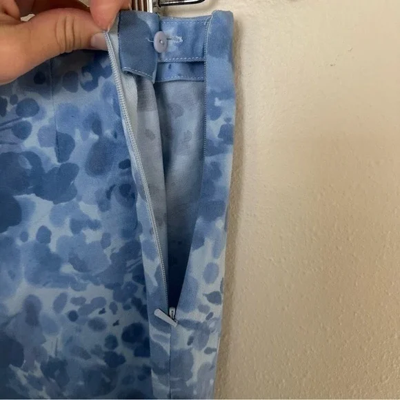 NWT J. JILL Blue Abstract Print Pants - Picture 4 of 6